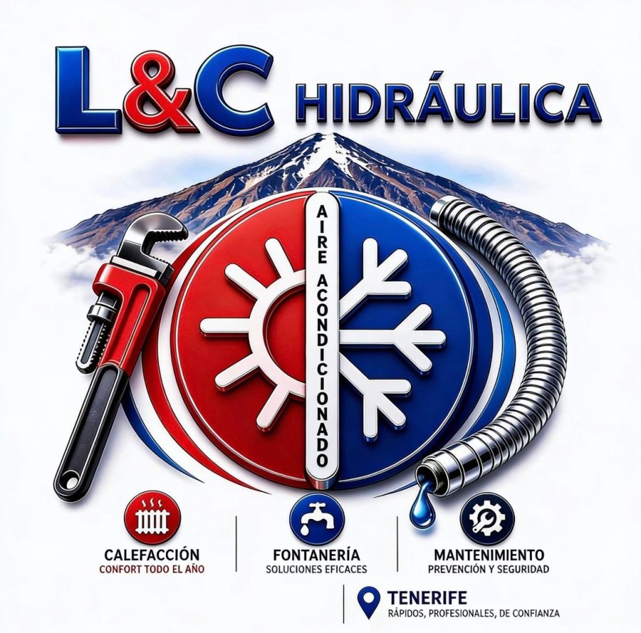 ⁠L&C Hidráulica - Logo empresa fontanería Tenerife